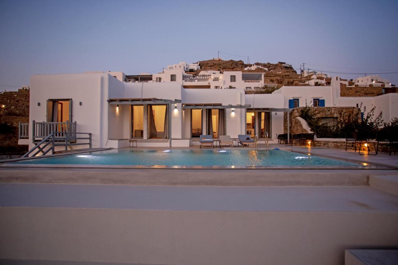 Terra White Seaview Pool Apartments & Suites Mykonos Town Buitenkant foto