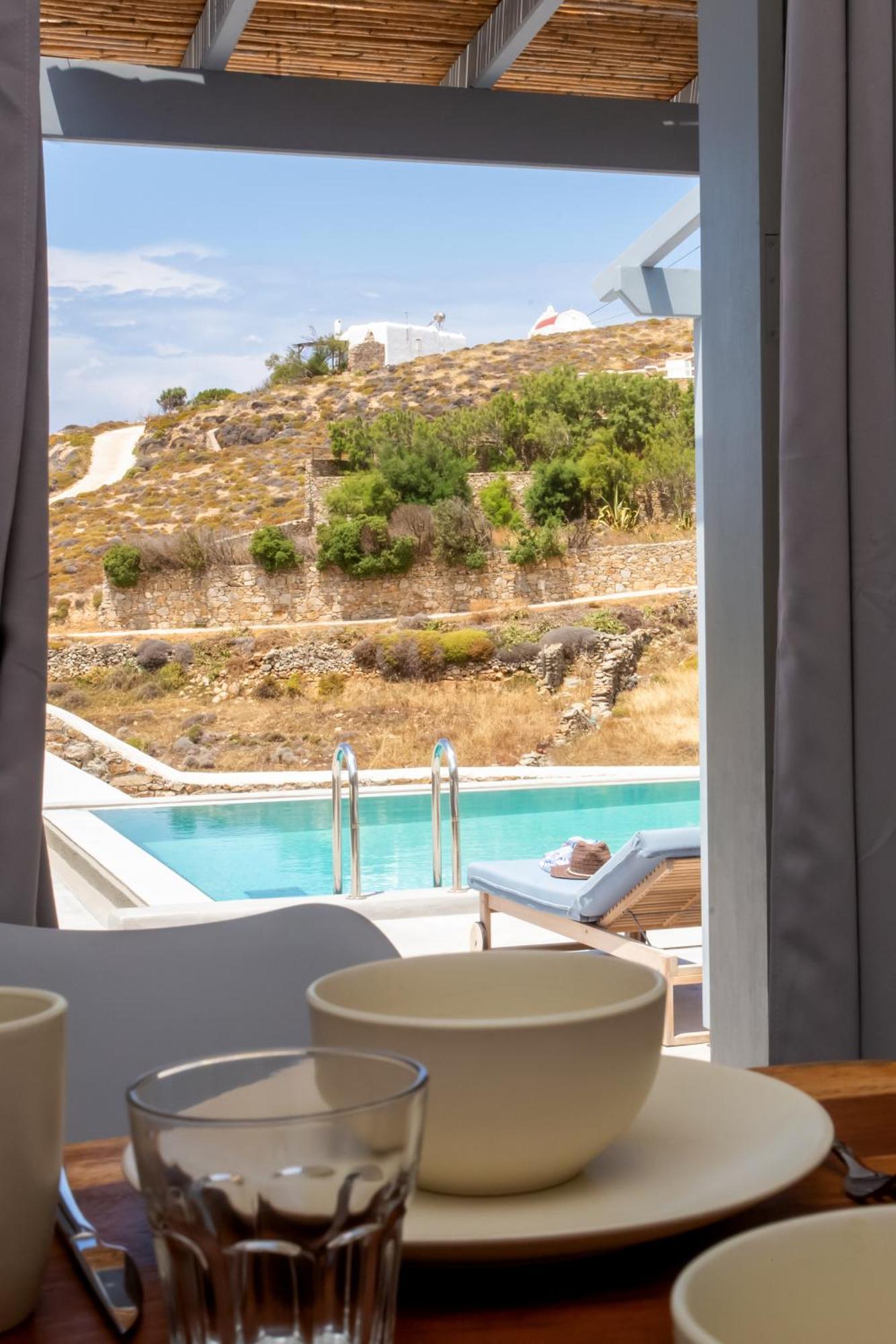 Terra White Seaview Pool Apartments & Suites Mykonos Town Buitenkant foto