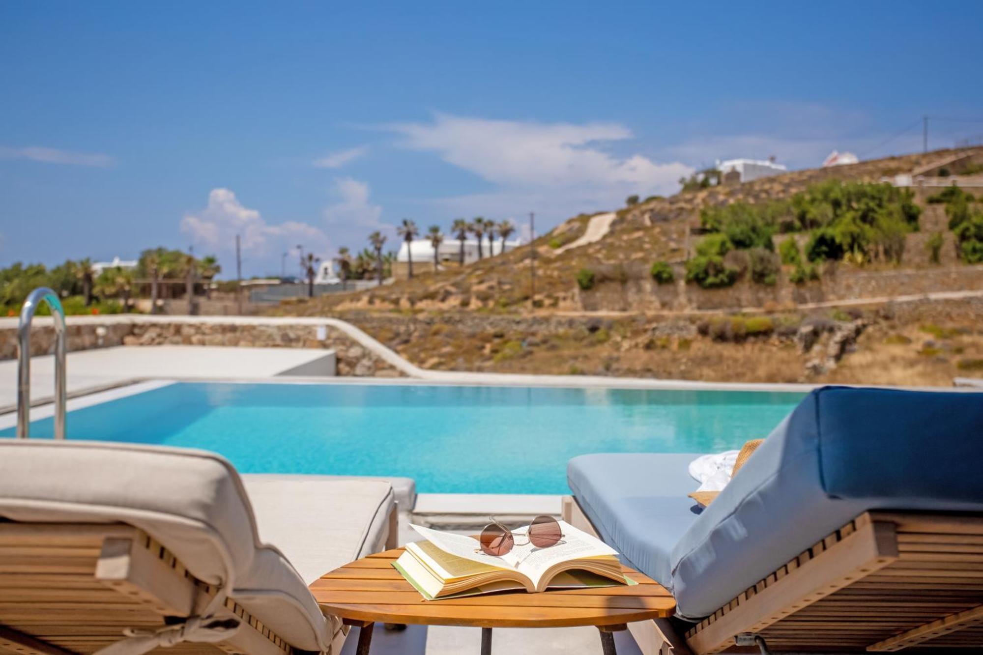 Terra White Seaview Pool Apartments & Suites Mykonos Town Buitenkant foto