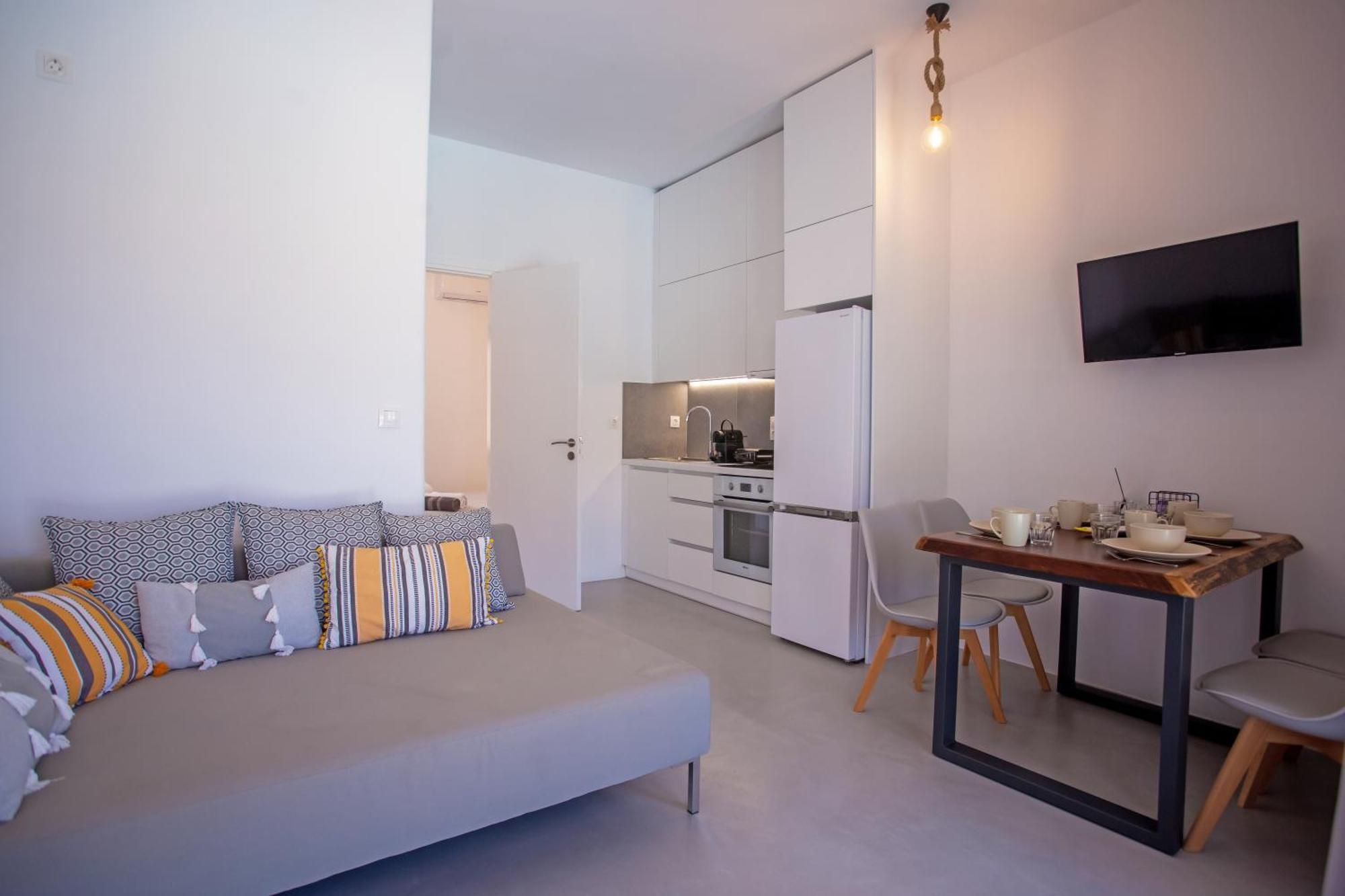 Terra White Seaview Pool Apartments & Suites Mykonos Town Buitenkant foto